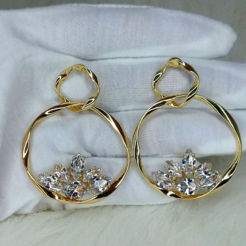 Gold Statement Earrings